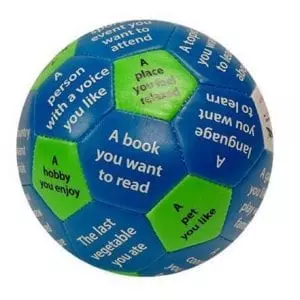 Image for Soccer ball with words