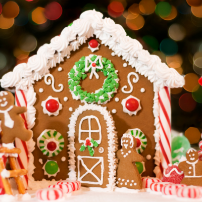 Featured Image For Virtual Gingerbread House Making with Kits Team Building Event