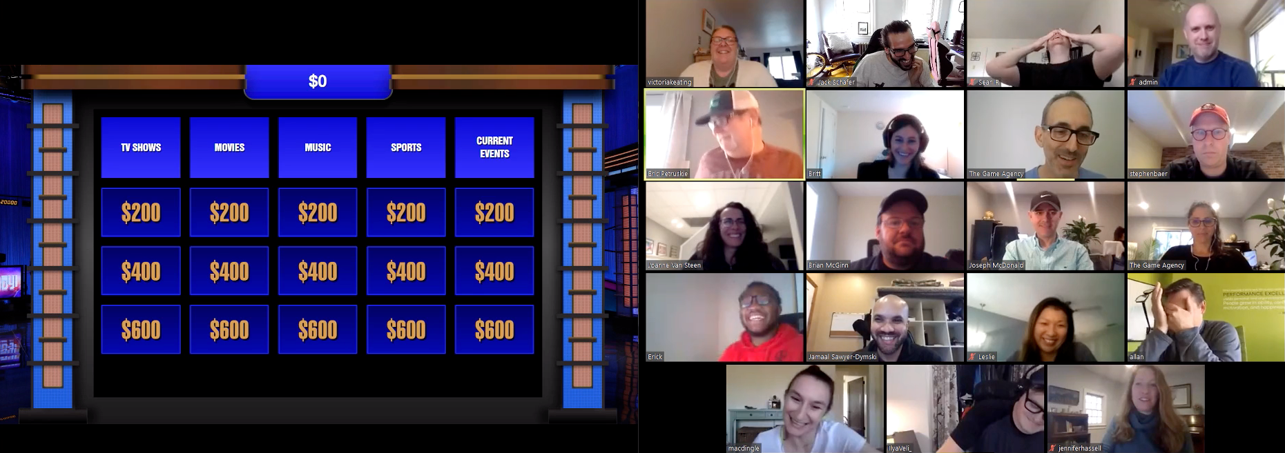 virtual jeopardy game